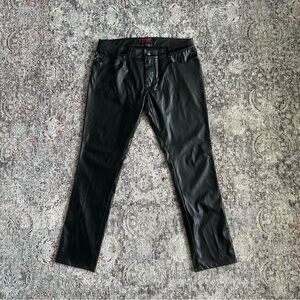 SEND OFFERS:) Vintage Y2K Tripp NYC Faux Leather Pants